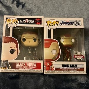 iron man and black widow